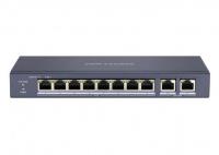 HIKVISION DS-3E0310P-E/M 8 PORT 10/100 + 2 PORT GIGABIT UPLINK 60W POE METAL KASA SWITCH 8+2 POE SWİÇ